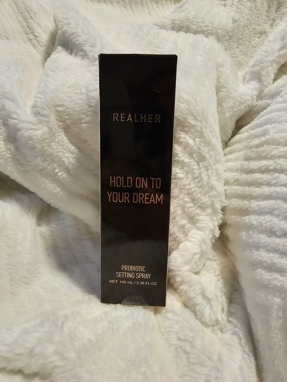 NIB REALHER Hold On To Your Dream Probiotic Setting Spray Full Size 3.38oz